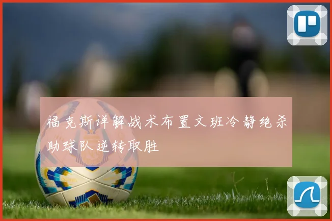 福克斯详解战术布置文班冷静绝杀助球队逆转取胜