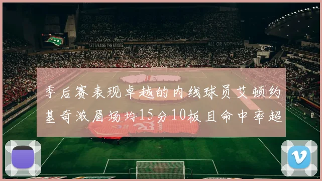 季后赛表现卓越的内线球员艾顿约基奇浓眉场均15分10板且命中率超60