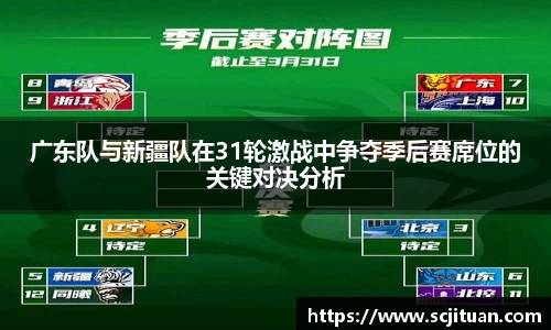 广东队与新疆队在31轮激战中争夺季后赛席位的关键对决分析